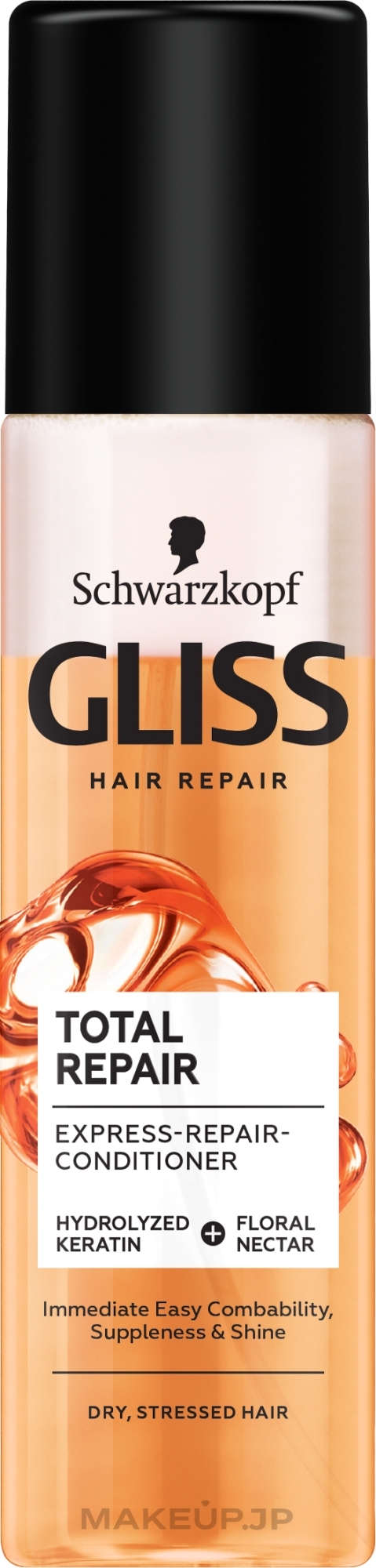 Express Conditioner for Dry, Stressed Hair - Gliss Kur Total Repair — photo 200 ml