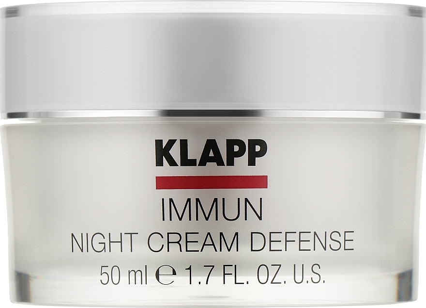 Intensive Night Care Cream - Klapp Immun Night Cream Defense — photo N1