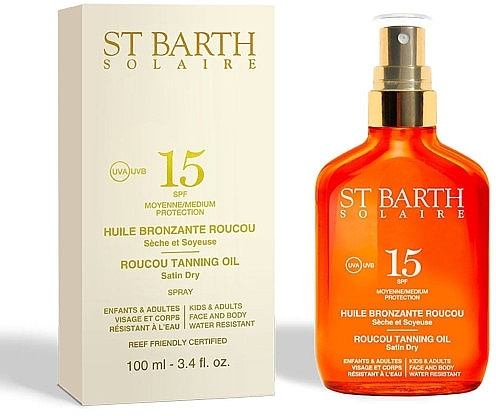 Tanning Oil - Ligne St Barth Roucou Tanning Oil SPF 15 — photo N2