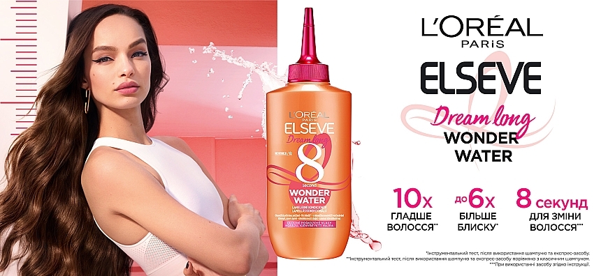 Liquid Smoothing Express Lamination Treatment for Long & Damaged Hair - L'Oreal Paris Elseve Dream Long Wonder Water — photo N4