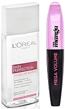 Fragrances, Perfumes, Cosmetics Set - L'Oreal Paris Mega Volume Miss Manga Mega Volume (mascara/8.5ml + demaq/200ml)