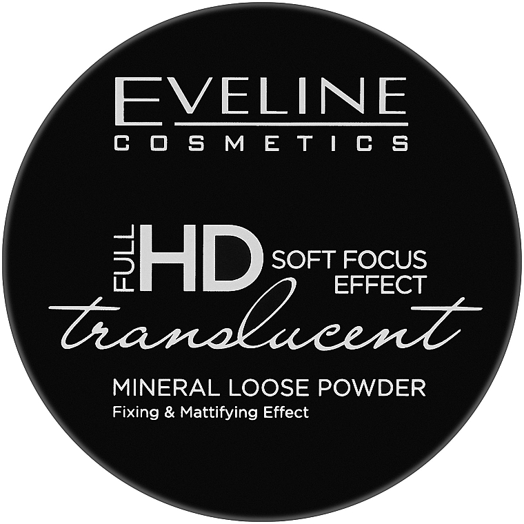 Fixing & Mattifying Silk Loose Powder - Eveline Cosmetics Full HD Soft Focus Translucent Loose Powder — photo N5