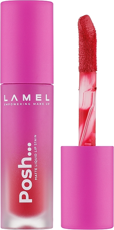 Matte Lipstick - LAMEL Posh Matte Liquid Lip Stain — photo N2