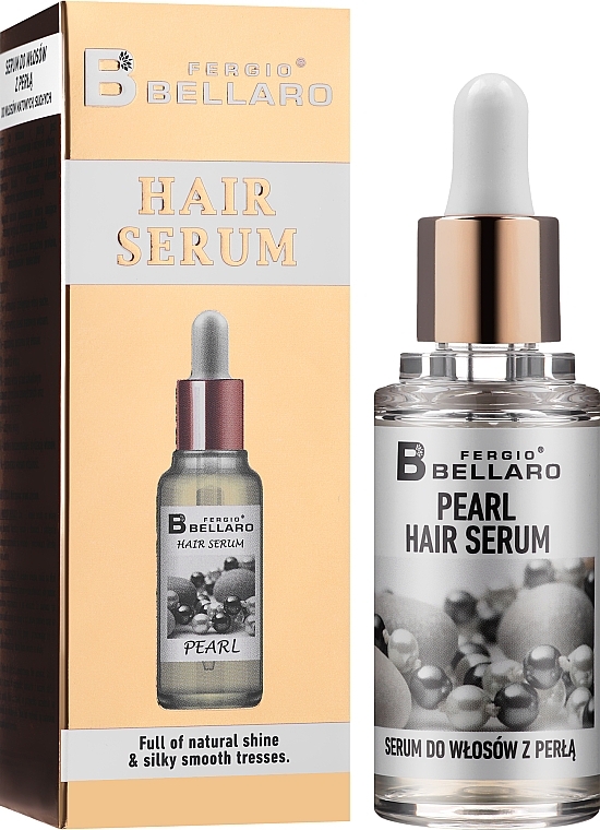 Pearl Extract Serum for Dry and Damaged Hair - Fergio Bellaro Hair Serum Pearl — photo N2