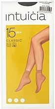 Socks "CLASSIC" 15 Den 2 pairs, black - Intuicia — photo N1