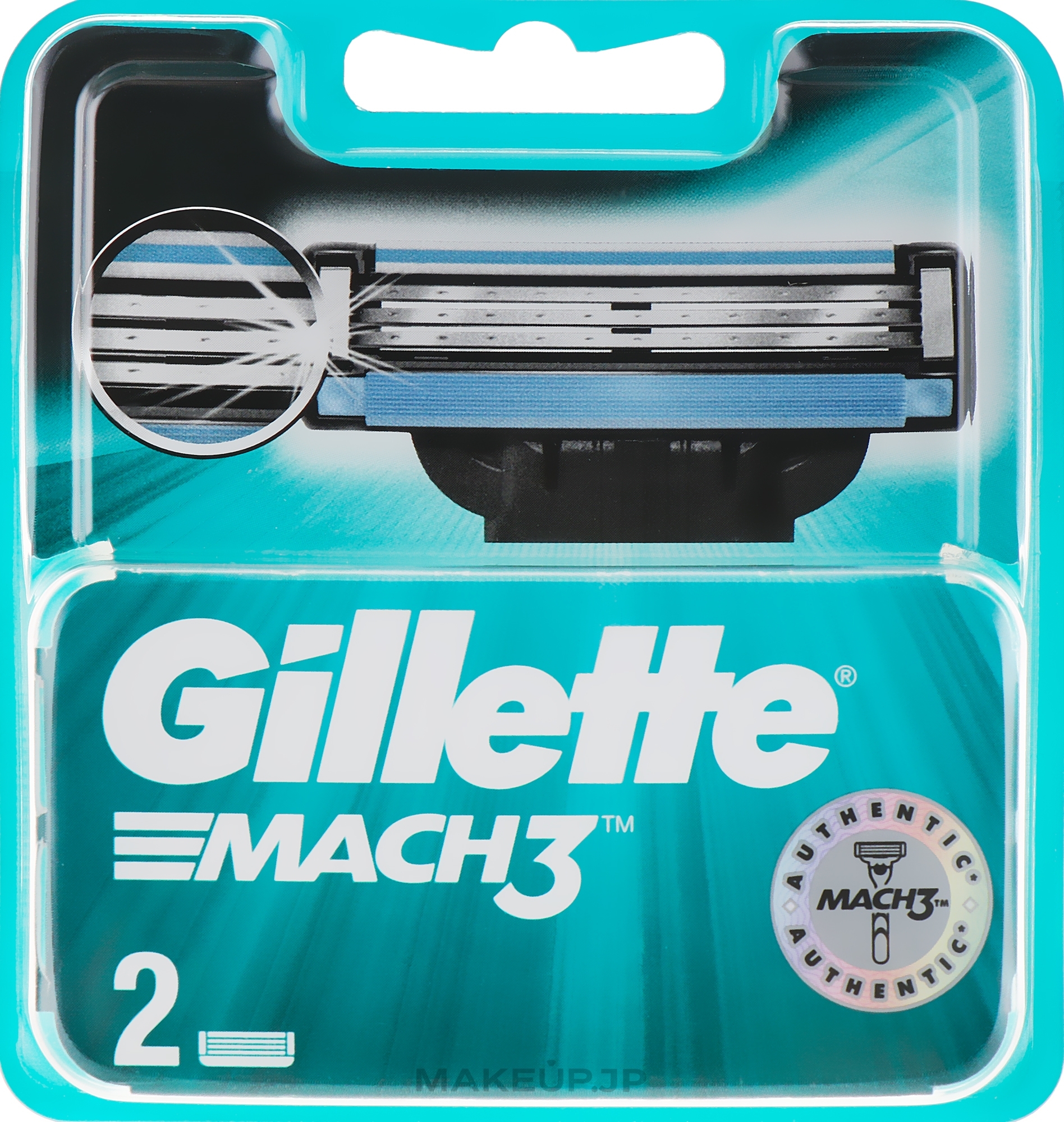 Shaving Razor Refills, 2 pcs. - Gillette Mach3 — photo 2 szt.