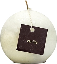 Scented Candle 'Vanilla', 6 cm - ProCandle Vanilla Scent Candle — photo N1