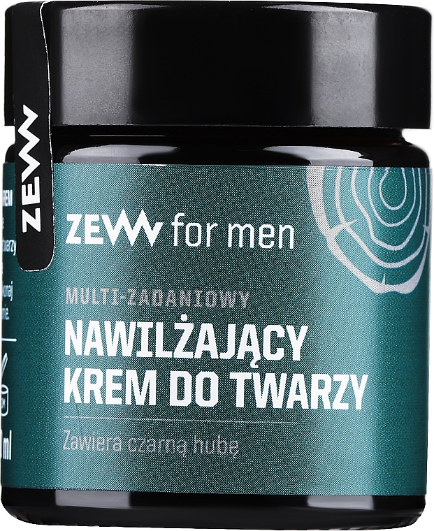 Multifunctional Facial Moisturizer for Men - Zew For Men Face Cream (in a glass jar) — photo N1