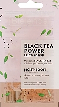 Fragrances, Perfumes, Cosmetics Face Mask - Bielenda Black Tea Power Luffa Mask 2in1
