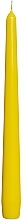 Tapered Candle, yellow - Bolsius Yellow Candle — photo N1