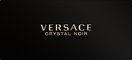 Fragrances, Perfumes, Cosmetics Versace Crystal Noir - Set (edt 5 + b/l 25 + sh/g 25)