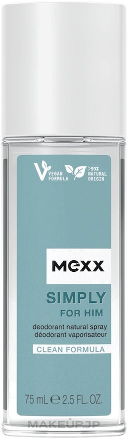 Mexx Simply For Him - Deodorant Spray — photo 75 ml