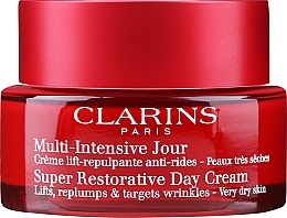 Fragrances, Perfumes, Cosmetics Face Cream for Extra Dry Skin 50+ - Clarins Multi-Intensive Jour Super Restorative Day Cream