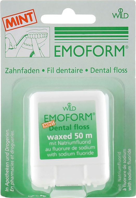 Fluoride & Mint Dental Floss - Dr. Wild Emoform — photo N1