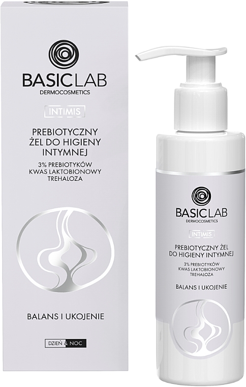 Prebiotic Intimate Wash Gel - BasicLab Dermocosmetics Intimis — photo N1