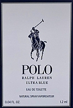 Fragrances, Perfumes, Cosmetics Ralph Lauren Polo Ultra Blue - Eau de Toilette (sample)