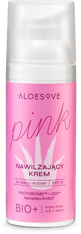 Moisturizing Face Cream SPF30 - Aloesove Pink Face Cream SPF30 — photo N1