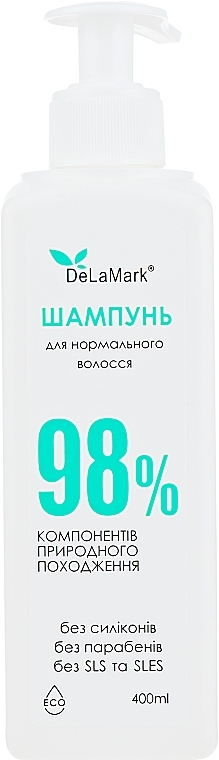 Normal Hair Shampoo - De La Mark — photo N1