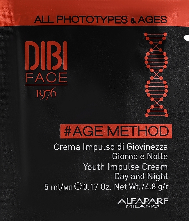 GIFT! Face Cream 'Youth Impulse' - DIBI Milano Age Method Day & Night Cream (sample) — photo N1