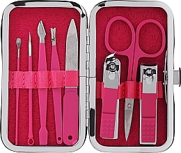 Manicure Set, 8 tools, pink - Rolling Hills Manicure Set — photo N3