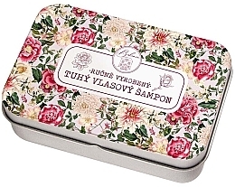 Fragrances, Perfumes, Cosmetics Rose Solid Shampoo in Tin - Bohemia Gifts Solid Shampoo Rose