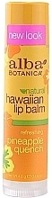 Fragrances, Perfumes, Cosmetics Lip Balm "Pineapple" - Alba Botanica Natural Hawaiian Lip Balm Refreshing Pineapple Quench