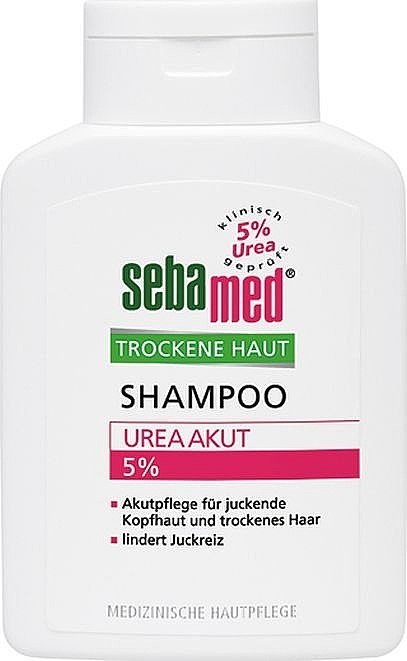 Urea 5% Shampoo for Dry Hair - Sebamed Dry Skin Hair Shampoo 5% Urea — photo N1