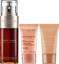 Set - Clarins Double Serum & Extra-Firming Set (ser/50ml + cr/2x15ml) — photo N2