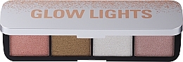 Highlighter Palette - Revolution Glow Lights Highlighter — photo N1