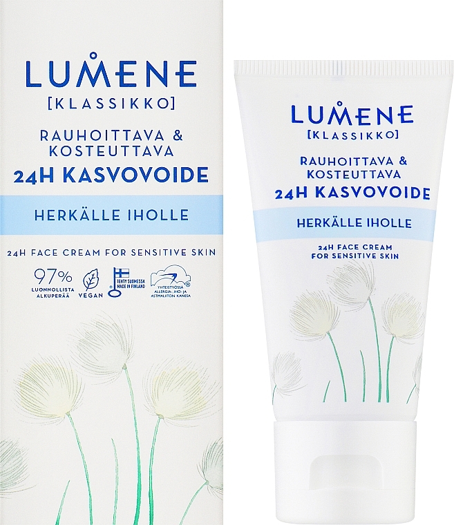 Soothing Face Cream 24H for Sensitive Skin - Lumene Klassikko — photo N2