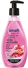 Hand Cream Soap 'Rose' - Amalfi Rosa Liquid Soap — photo N1