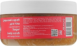 Sugar Body Scrub with Mango Butter - Bioton Cosmetics Spa & Aroma — photo N2