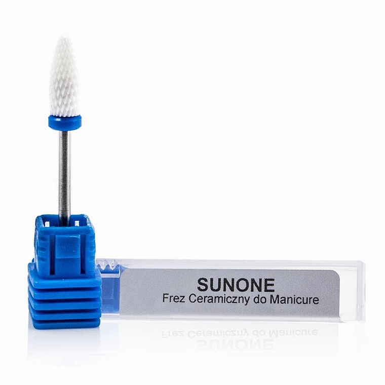 Ceramic Nail Drill CS2 'Flame', medium, blue - Sunone — photo N3