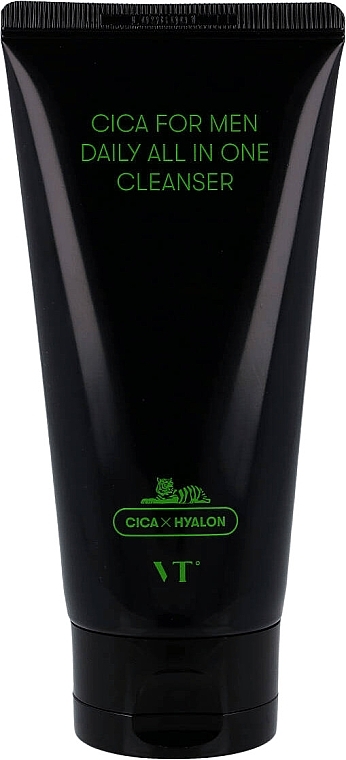 Cleansing Cream Foam - VT Cosmetics Cica For Men Daily All In One Cleanser — photo N1