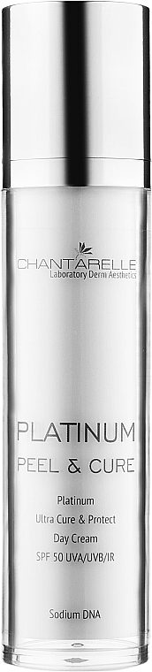 Platinum Day Cream - Chantarelle Platinum Peel & Cure Platinum Ultra Cure & Protect Day Cream SPF 50 UVA/UVB/IR — photo N1