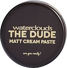 Fragrances, Perfumes, Cosmetics Matte Creamy Hair Paste - Waterclouds The Dude Matt Cream Paste