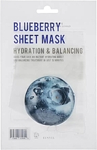 Sheet Mask with Blackberry Extract - Eunyul Blueberry Hydration & Balancing Sheet Mask — photo N1