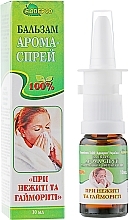 Aroma Spray Balm '"Runny Nose and Sinusitis" - Adverso — photo N2
