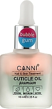 Fragrances, Perfumes, Cosmetics Biphase Cuticle Oil "Bubble Gum" - Canni Cuticle Oil Premium