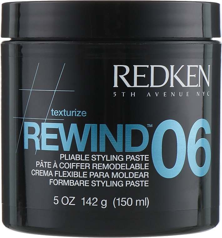 Soft Styling Paste - Redken Rewind 06 Pliable Styling Paste — photo N3