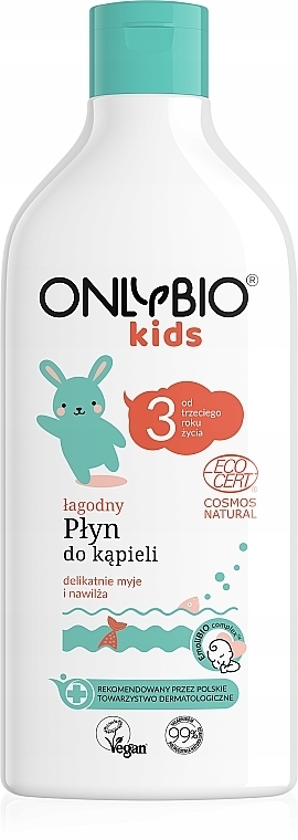 Kids Gentle Bath Foam - Only Bio Kids Gentle Bubble Bath From 3 Years — photo N1