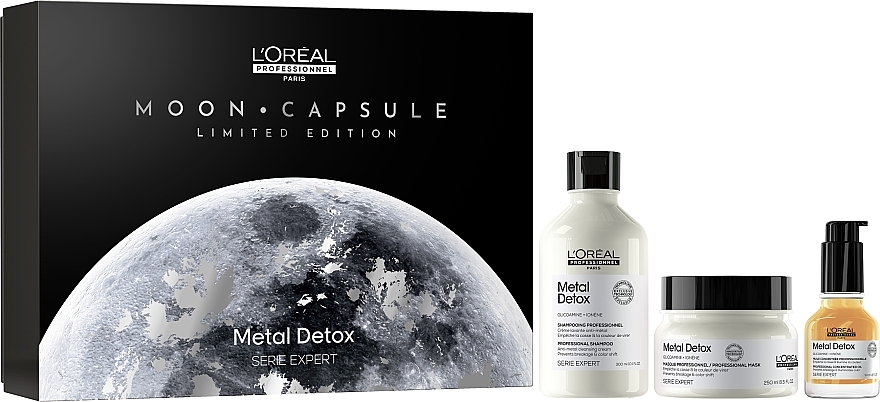 Set - L'Oreal Professionnel Serie Expert Metal Detox (shm/300ml + h/mask/250ml + h/oil/50ml) — photo N1