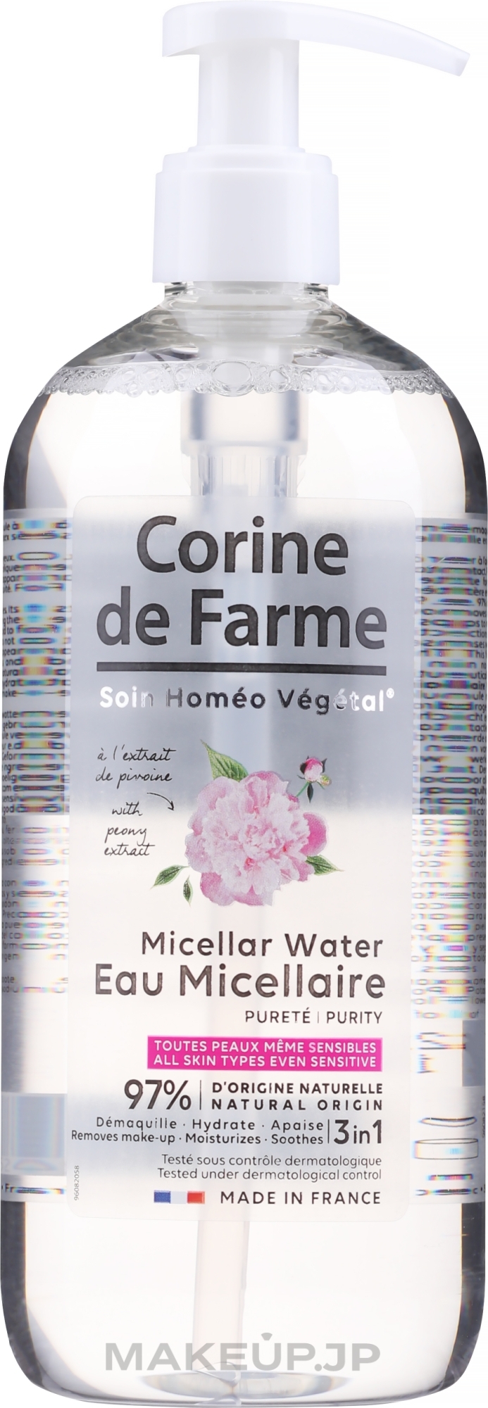 Micellar Water - Corine de Farme Purity Micellar Water — photo 500 ml