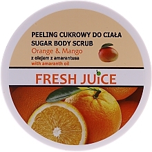 Fragrances, Perfumes, Cosmetics Sugar Body Scrub - Fresh Juice Orange and Mango
