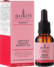 Natural Rosehip Oil - Sukin Organic Rose Hip Oil — photo N1