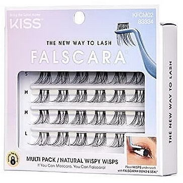 Individual Lashes - Kiss Falscara Wisps Multipack 02 — photo N1