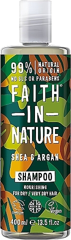 Shampoo - Faith In Nature Shea & Argan Shampoo — photo N1