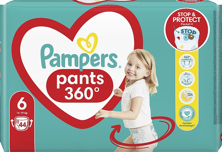 Diaper Pants, size 6, 15+ kg, 44 pcs - Pampers Pants — photo N10