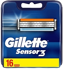 Fragrances, Perfumes, Cosmetics Refill Cartridges, 16 pcs - Gillette Sensor3