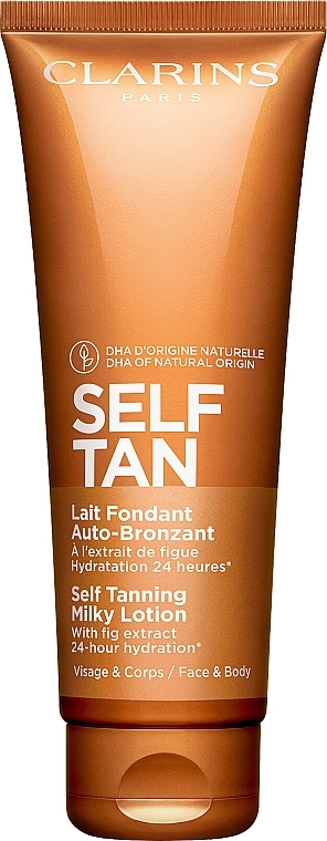 Moisturizing Self Tanning Lotion - Clarins Self Tanning Milky Lotion — photo N1